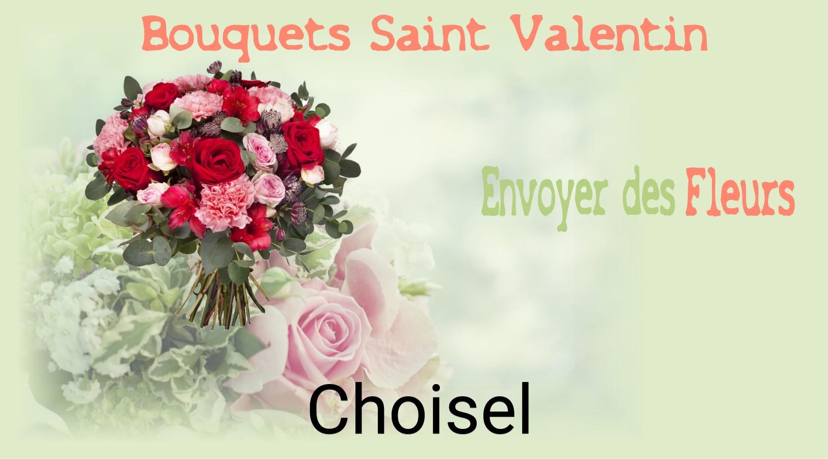 Roses de Saint-Valentin livrées à Choisel